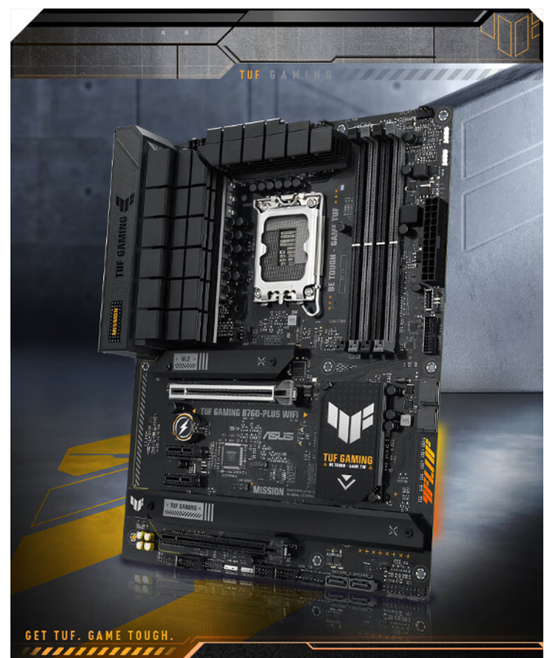 华硕(asus)tuf gaming b760-plus wifi 主板 支持ddr5 cpu 13600kf