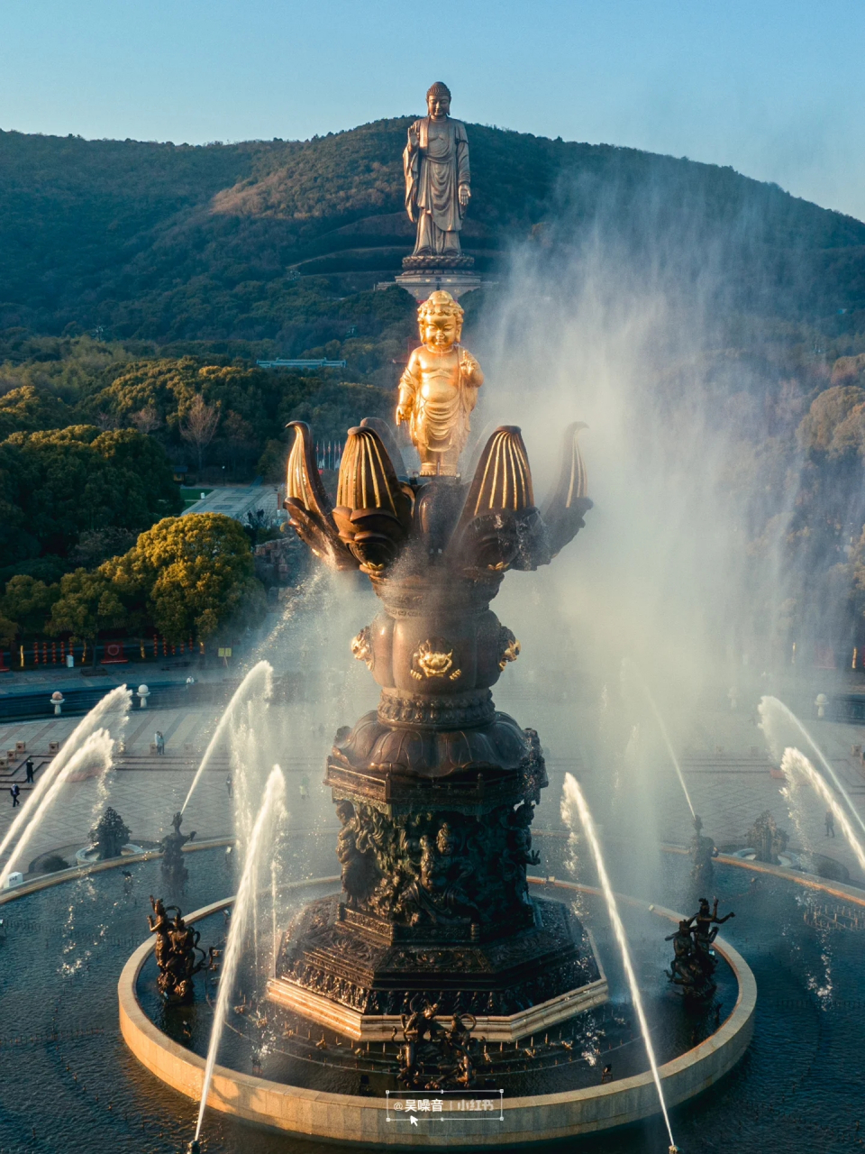 一起近距离感受灵山大佛的灵气～  无锡超具人气的景区:灵山胜境(5a