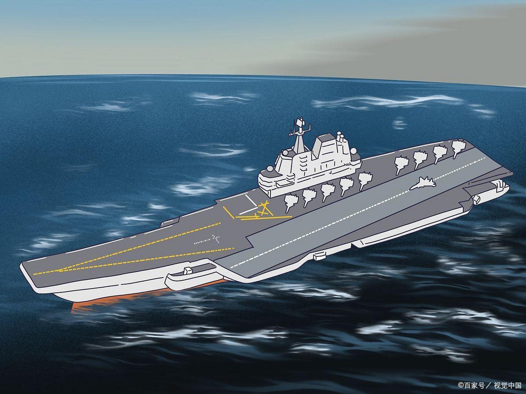 中国海军山东号航母战斗打击群于23日抵达巴士海峡以东,台湾省东南部