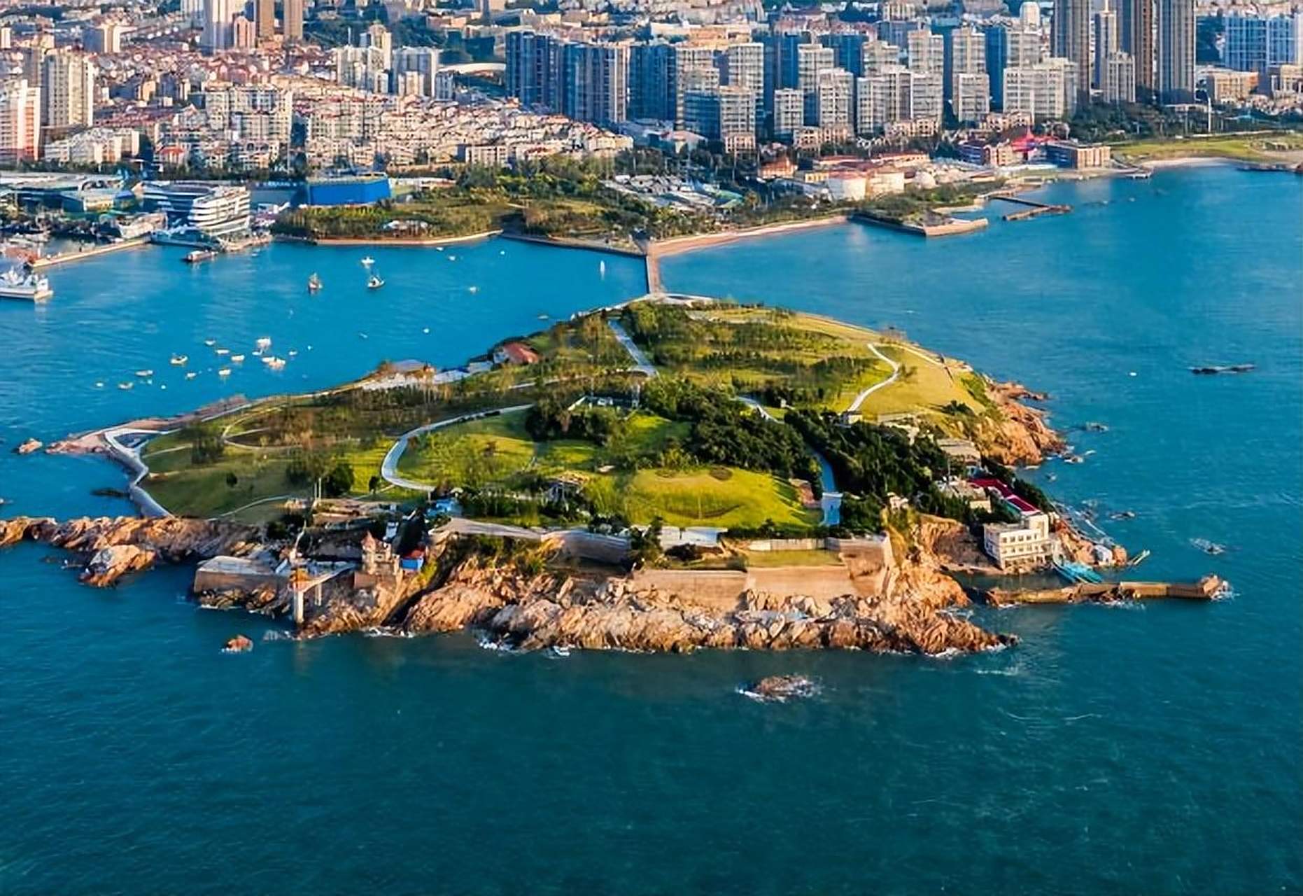 五一出行计划#犹如海中花园般的小麦岛,自然是最适