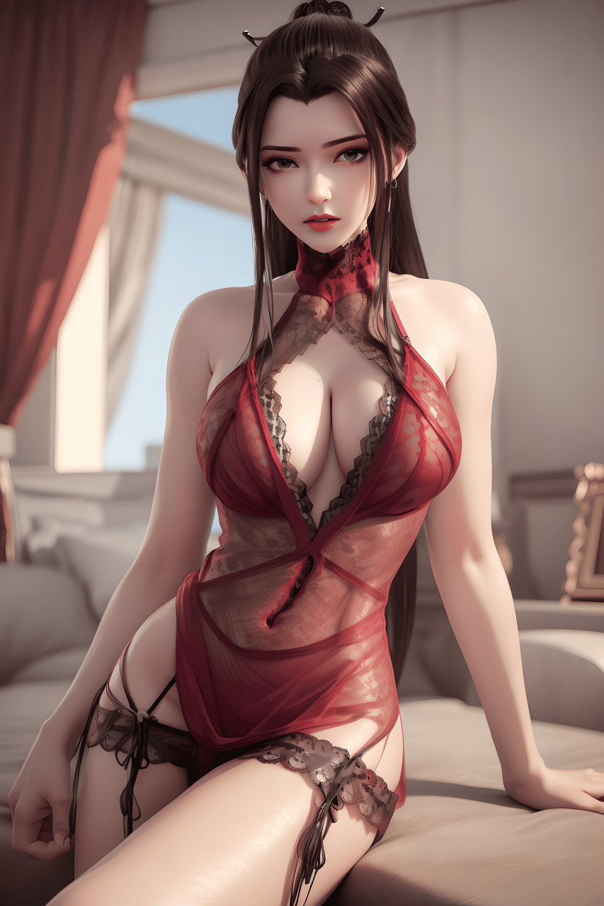 ai绘画 | 诛仙·陆雪琪,红白系列