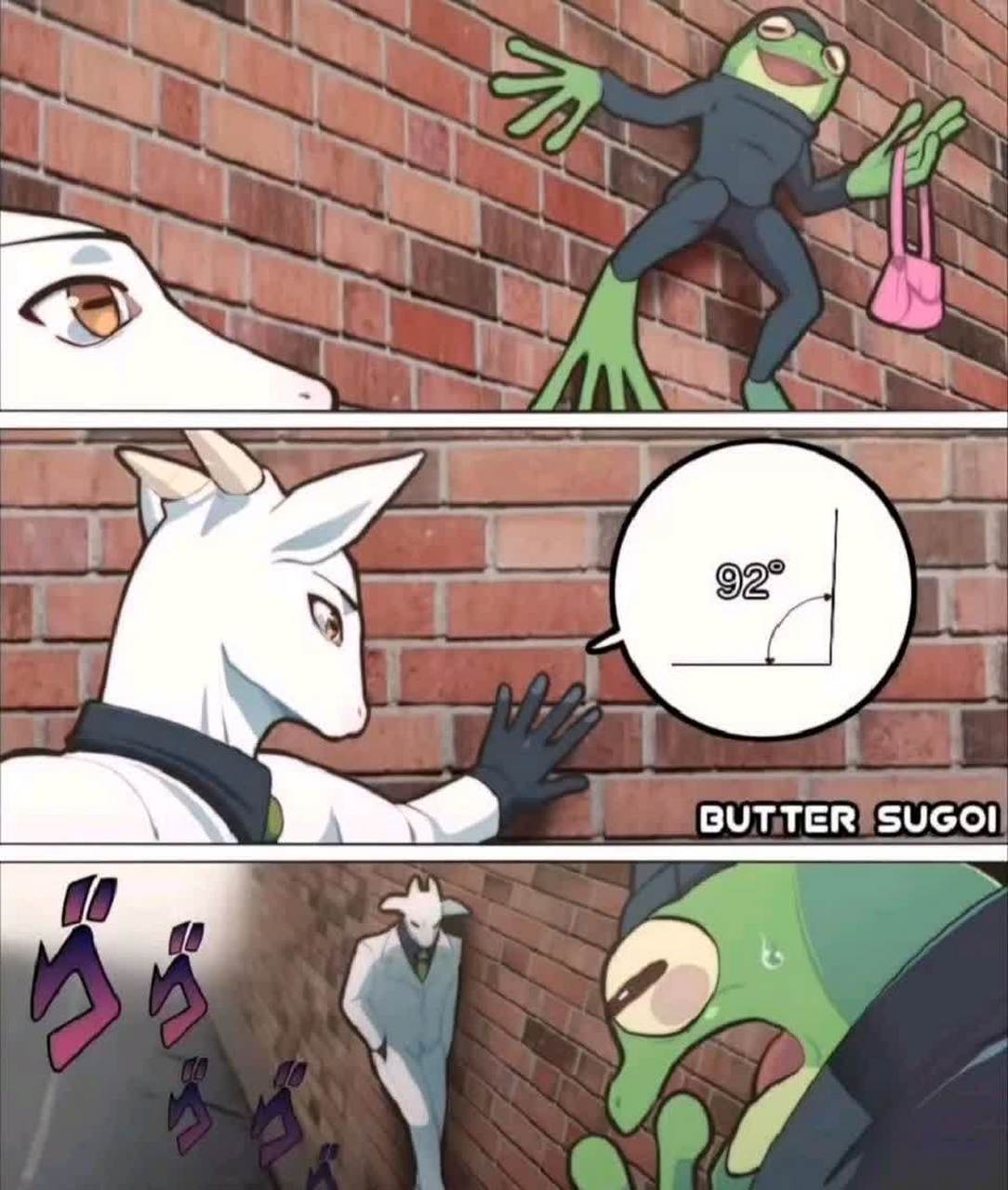 羊世界第一定律,90度是墙,92度是坡![开心]