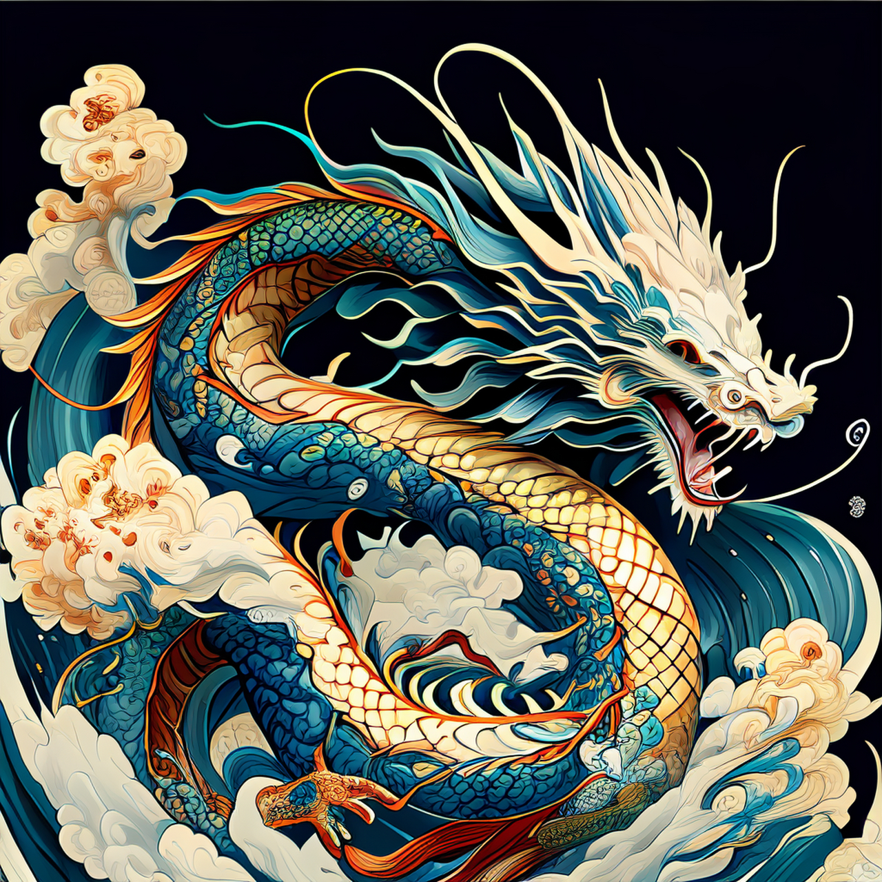 此心炯炯龙应识,莫遣归涂更厚颜.典雅,画风,恬淡#百度文心一言来了