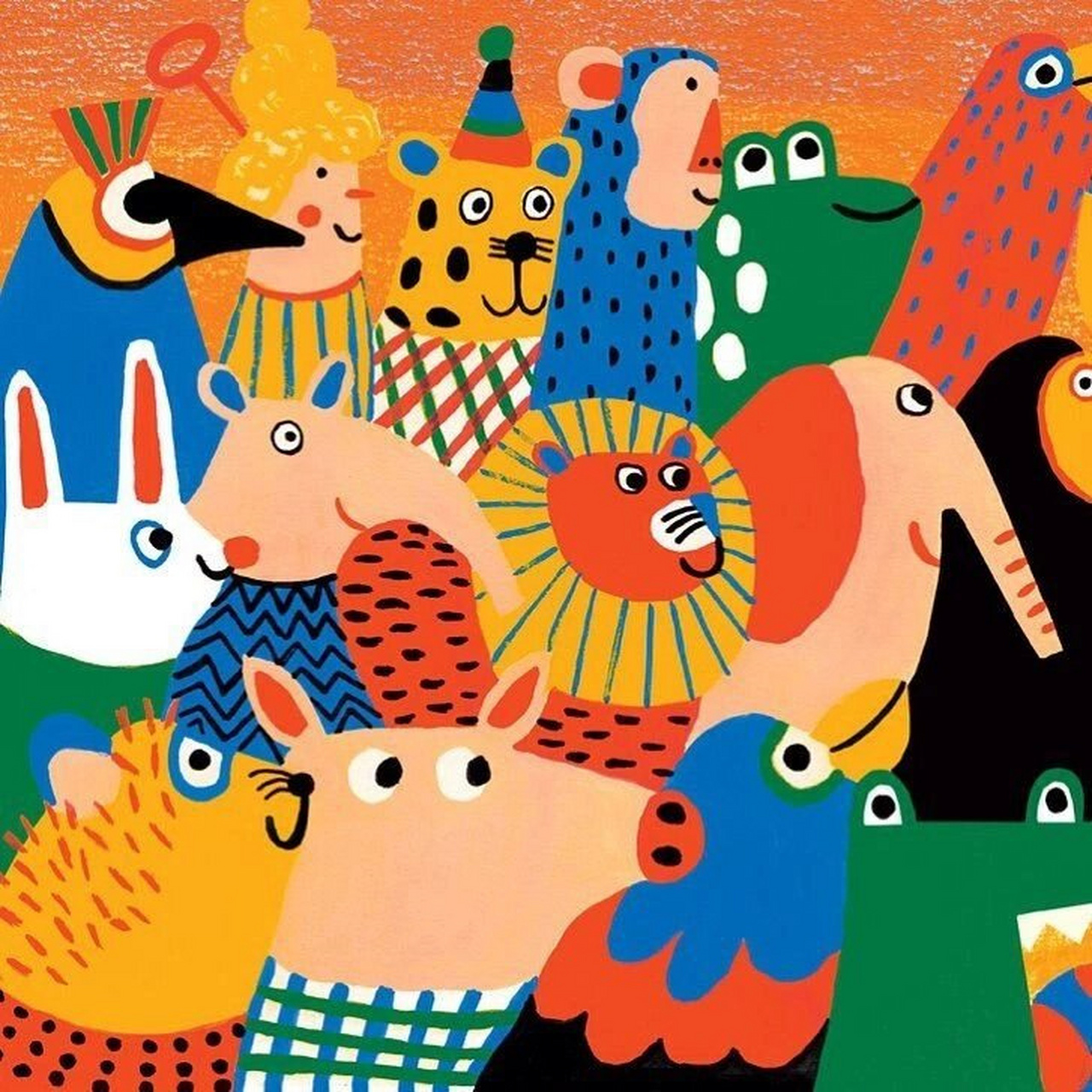 插画分享‖独特又充满趣味的风格每张都喜欢  jana glatt的插画作品