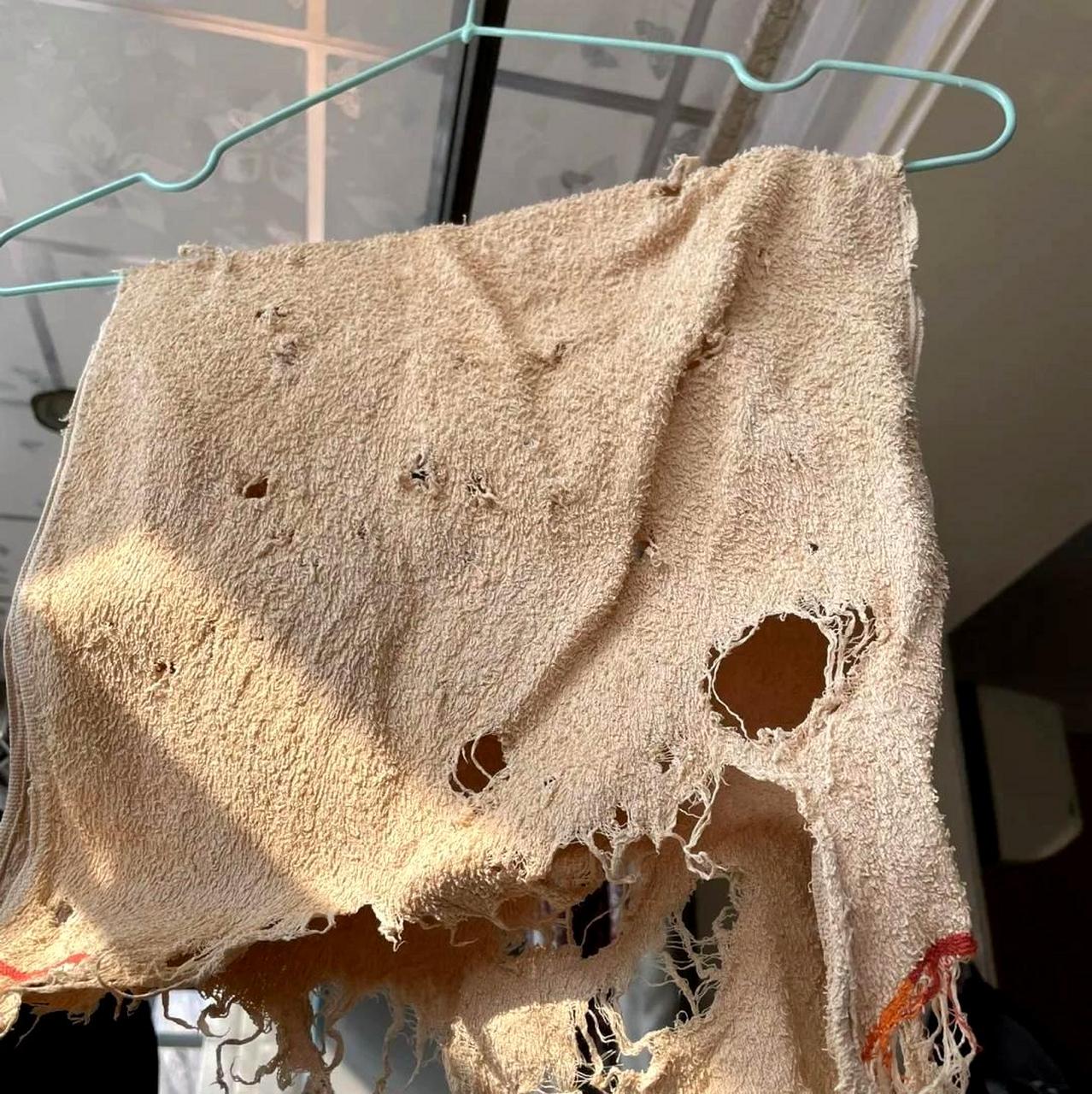 男生为什么会舍不得扔掉用成这样的毛巾?