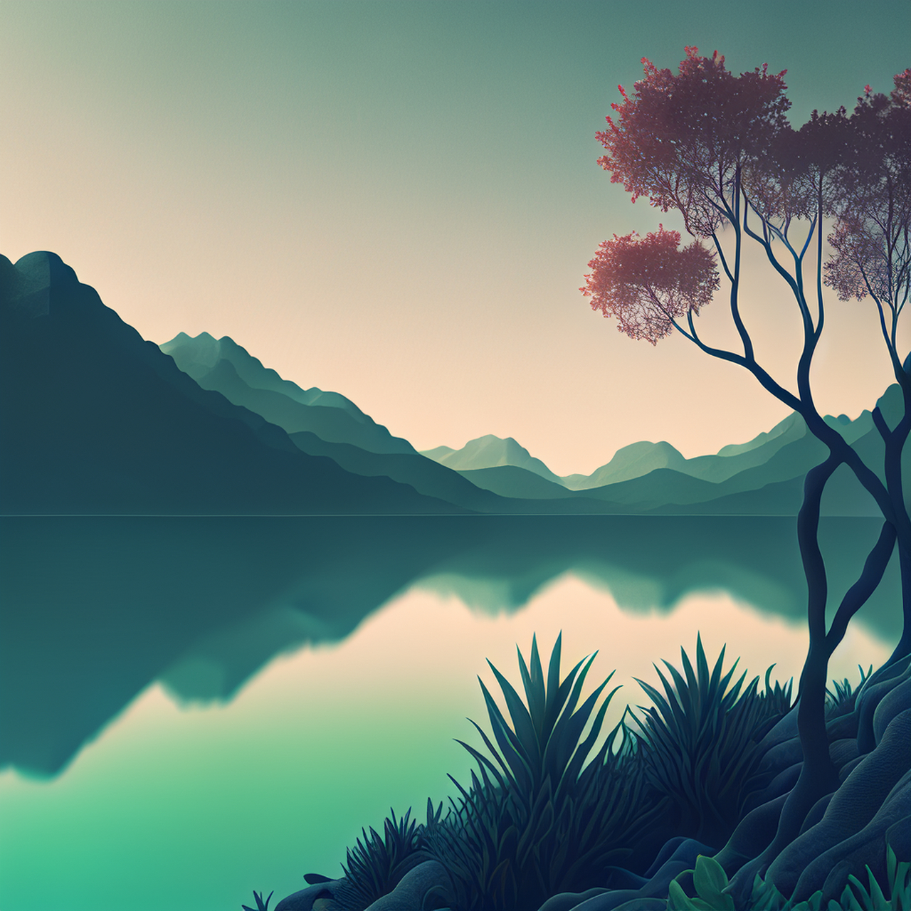 多烦问何如,好语君一报.宁谧,明净,意境#百度文心一言来了