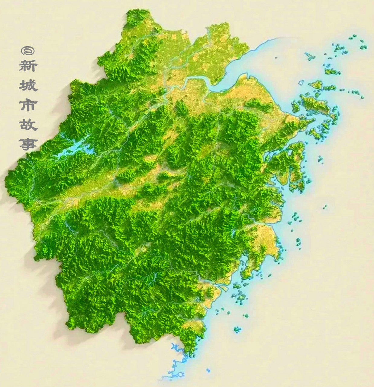 讲到地理老师说过,不要去羡慕那些平原省份,其实咱浙江的地理位置