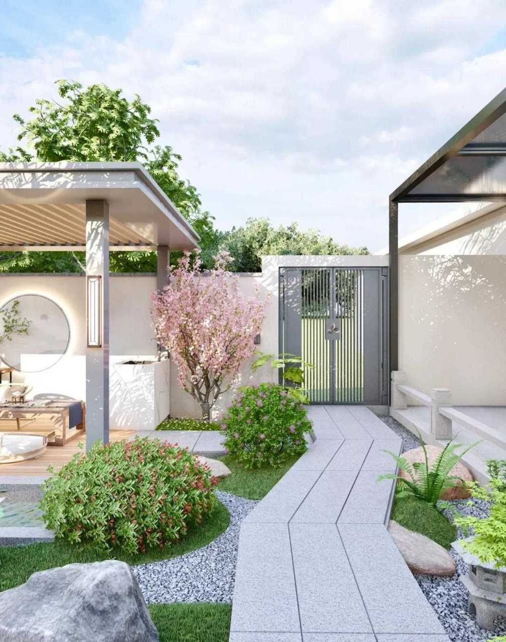 100平新中式小院