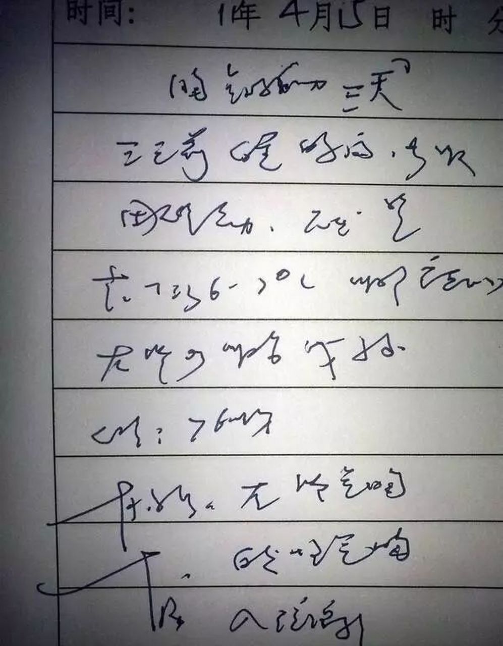 医生写的字为什么都这么潦草,是故意写成这样的吗?