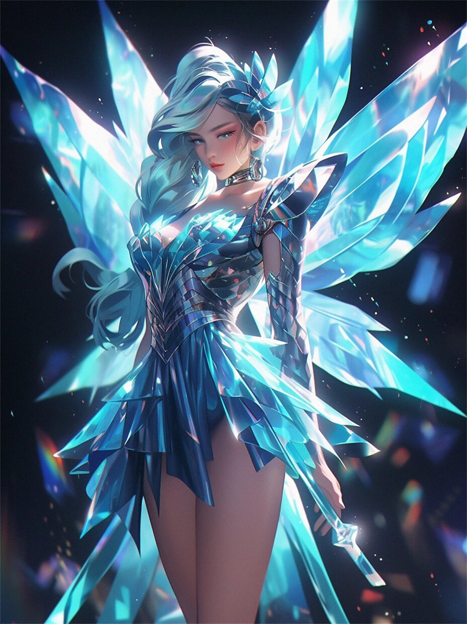 英雄联盟戴安娜  皎月女神·黛安娜是moba竞技网游《英雄联盟》中的