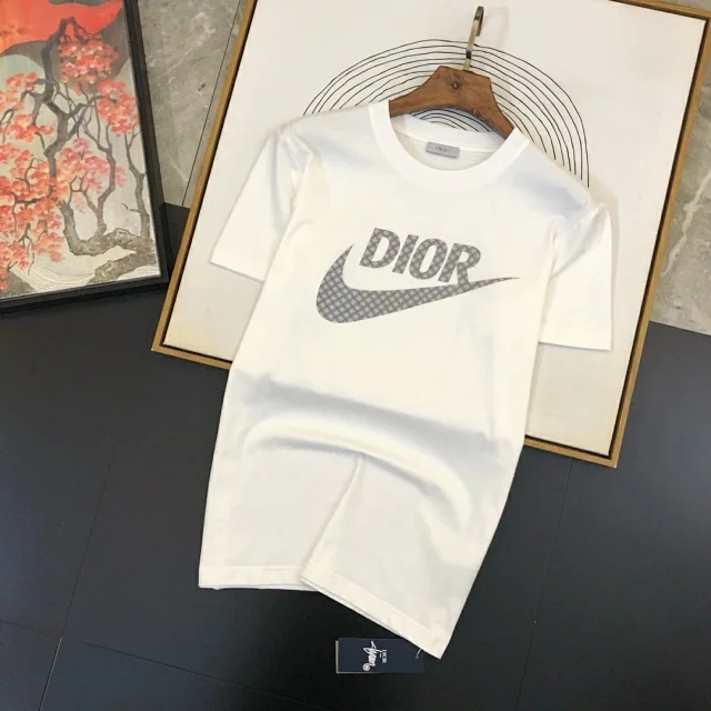 nikexdior20s最新夏日联名印花t恤短袖,男女同款.