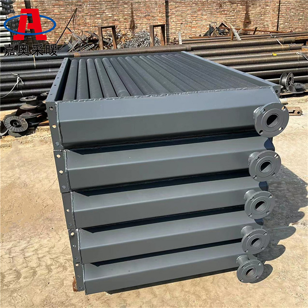 锅炉用无缝钢制翅片管散热器 蒸汽钢铝翅片管散热器,翅片式空气散热器