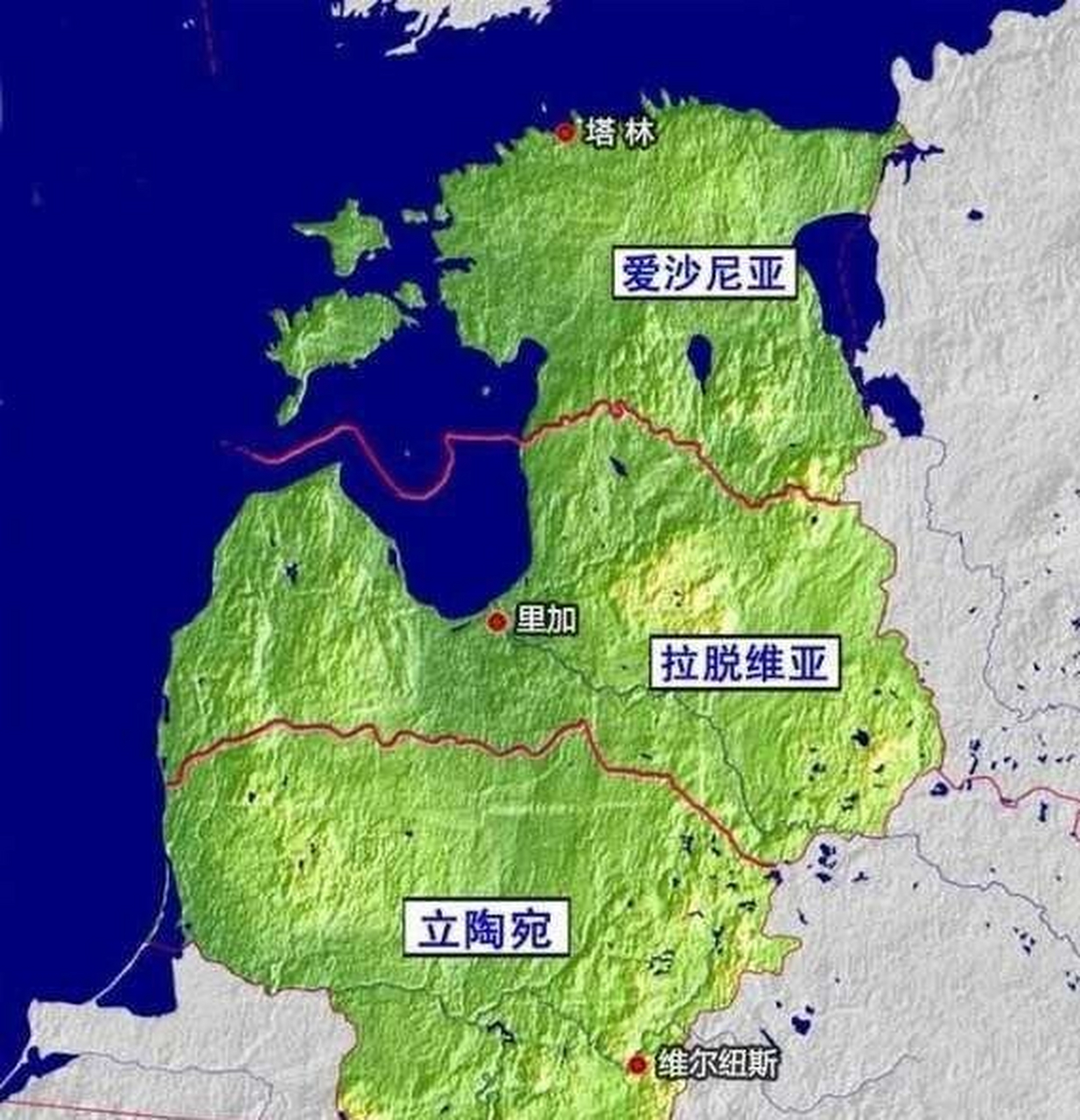 爱沙尼亚,拉脱维亚,立陶宛三国,在苏联加盟国里还是很特殊的.
