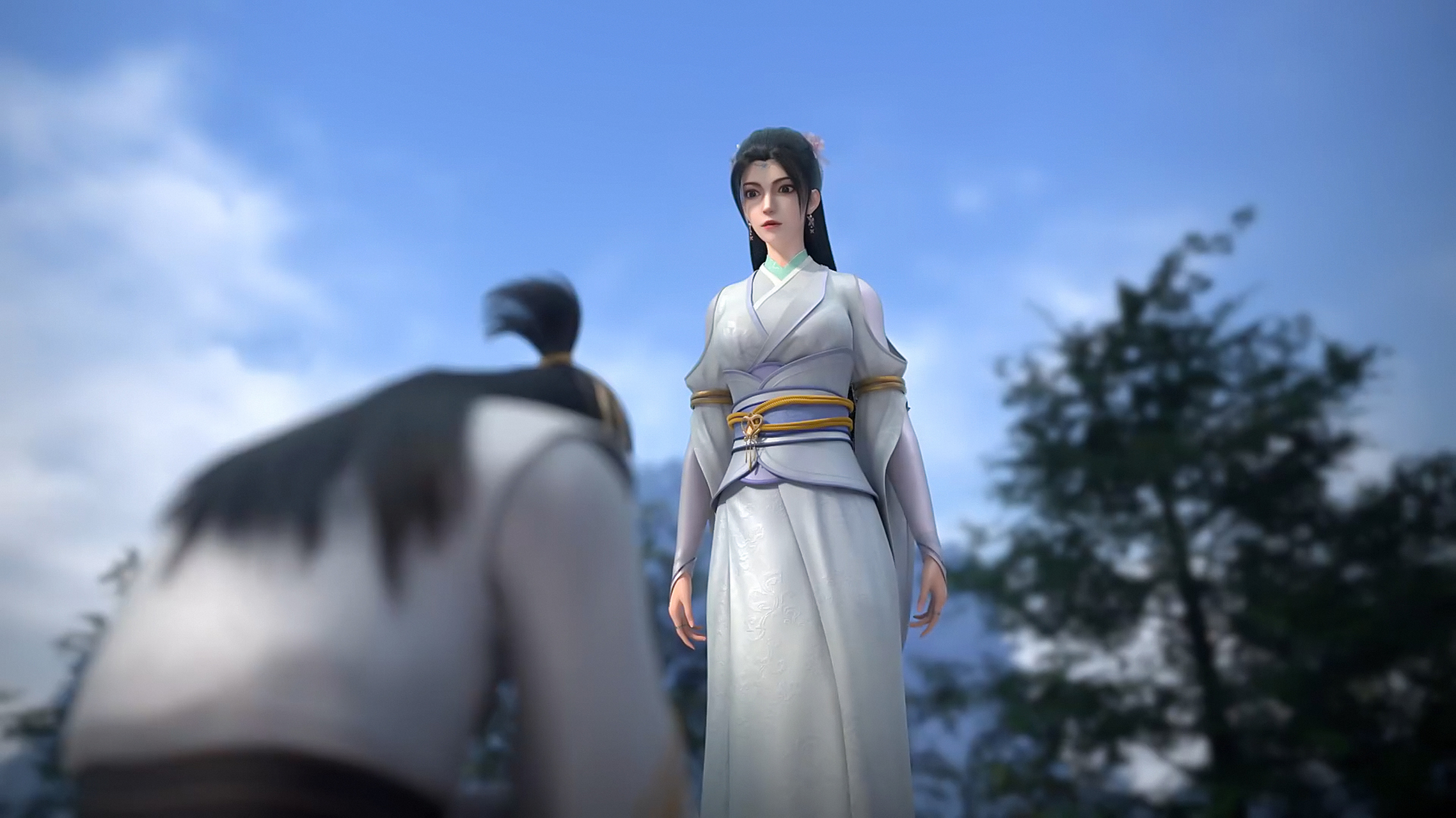 动漫壁纸|《仙武传》国漫女神"楚萱儿"简介:楚灵儿的孪生姐姐,恒岳宗