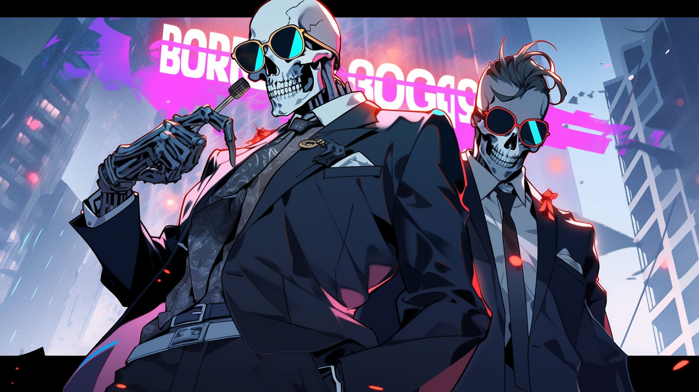 来一组西装暴徒系列的图,酷就完了!#ai绘画#