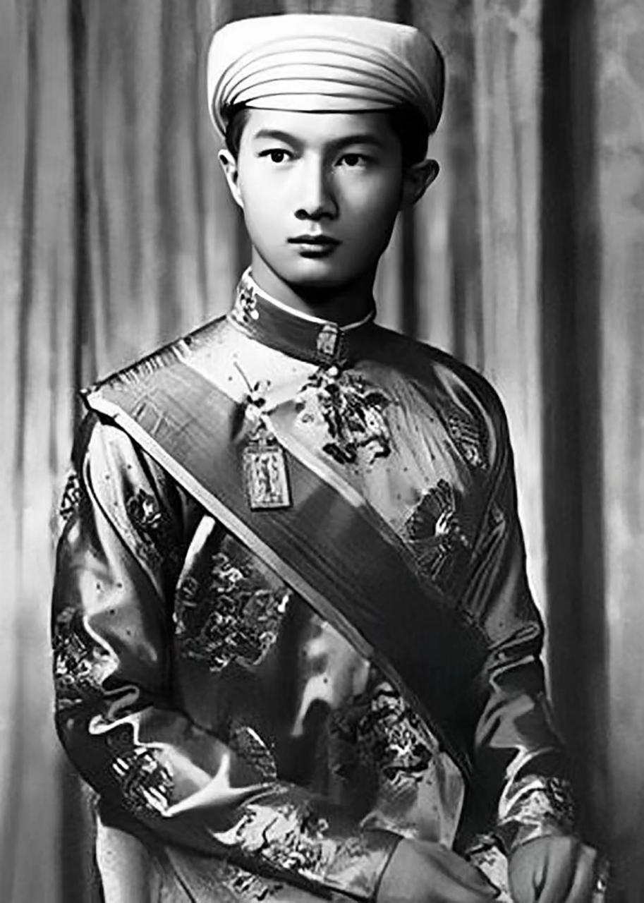 这是越南末代皇太子阮福宝龙的旧照.