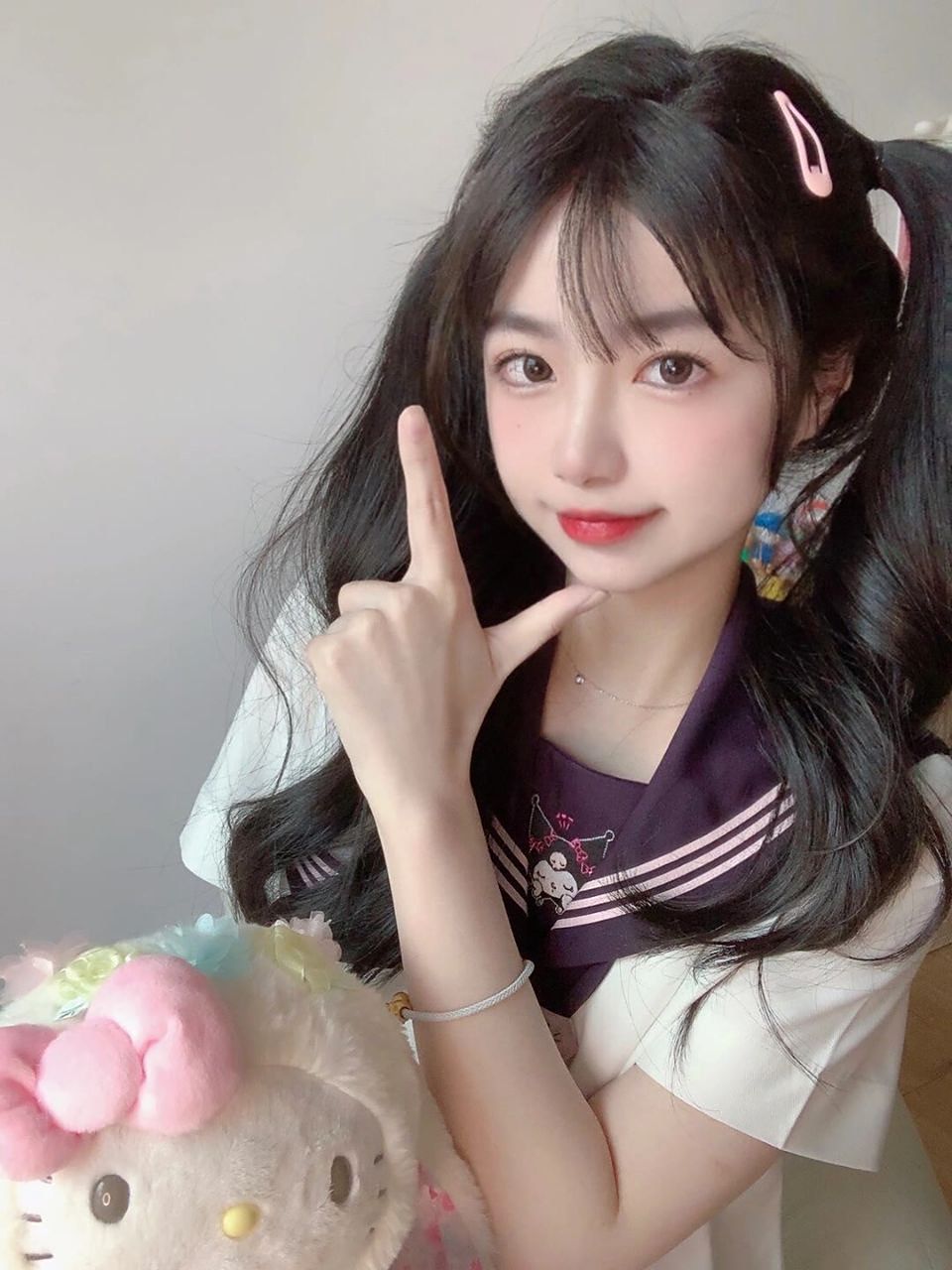 一个可爱双马尾小姐姐#美女写真