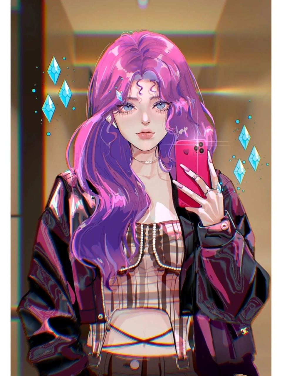 小马宝莉的拟人版头像!原创是es