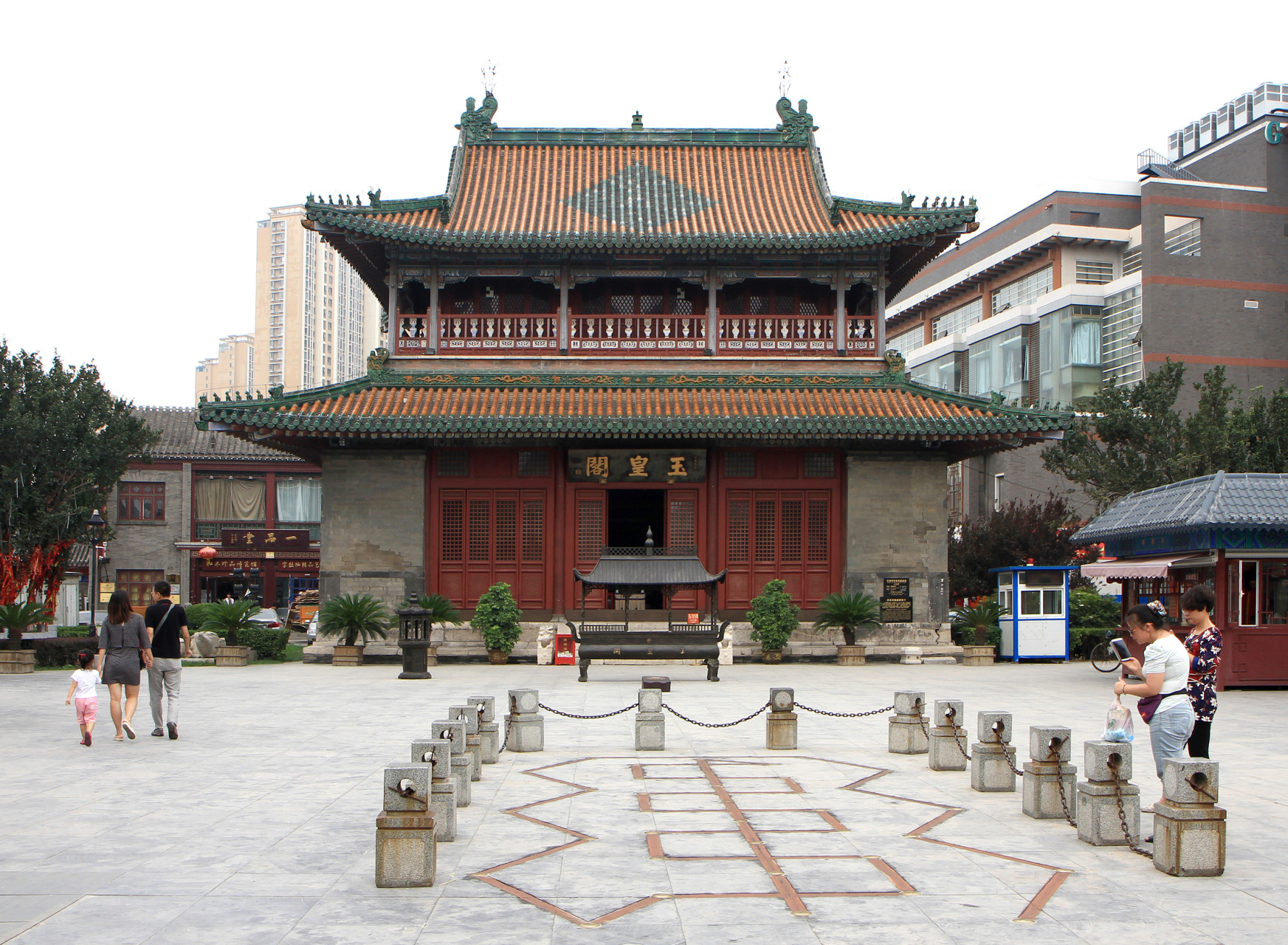 天津玉皇阁,具有近600年历史的道教庙宇.