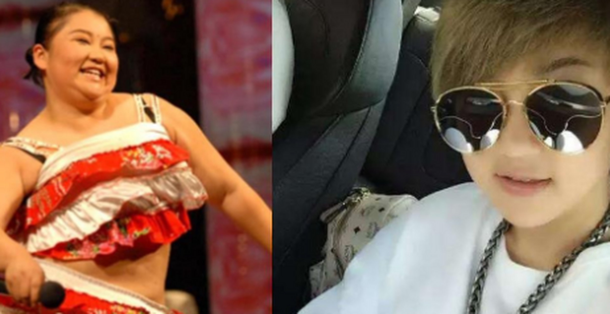 时的赵丹(胖丫)因自己减肥减了110斤.