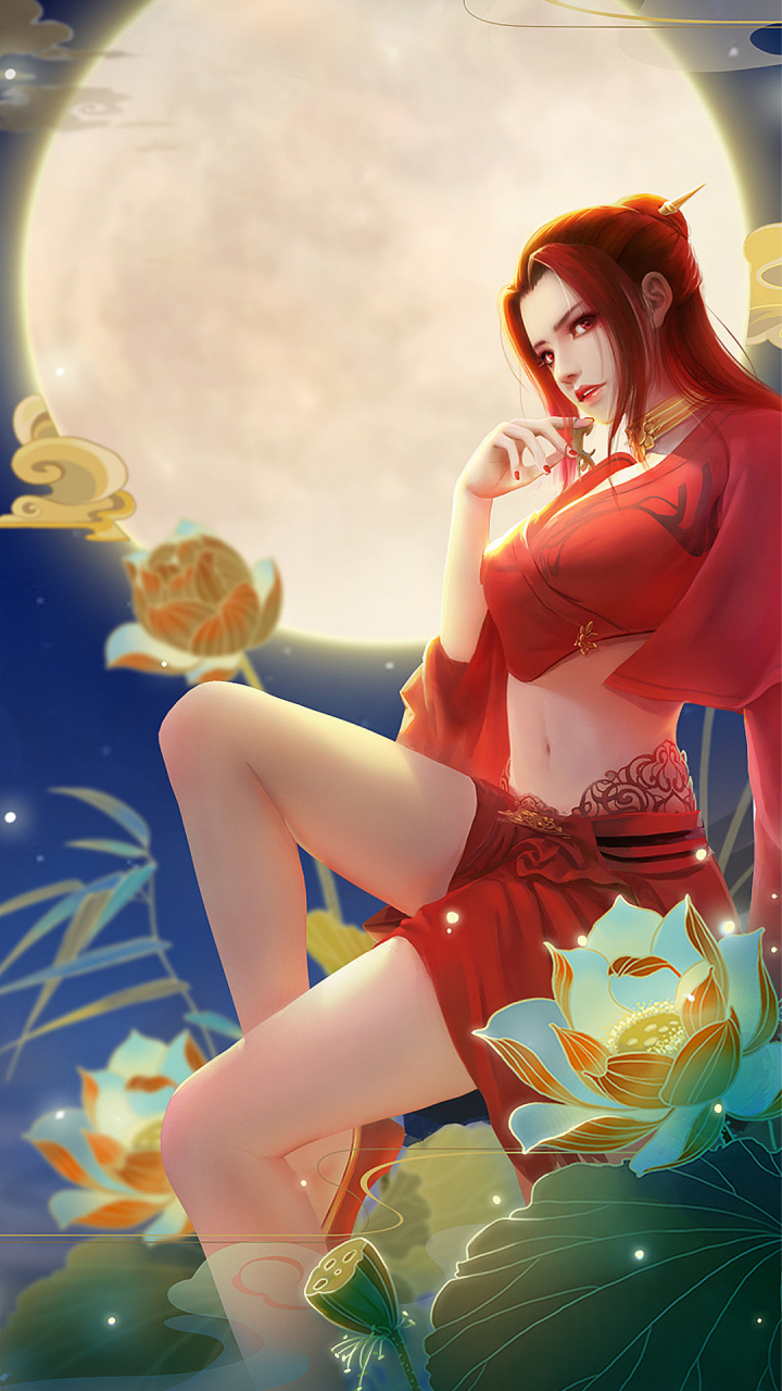 国漫女神|《堕玄师》沈燃高清手机壁纸:典型御姐,直爽强悍.