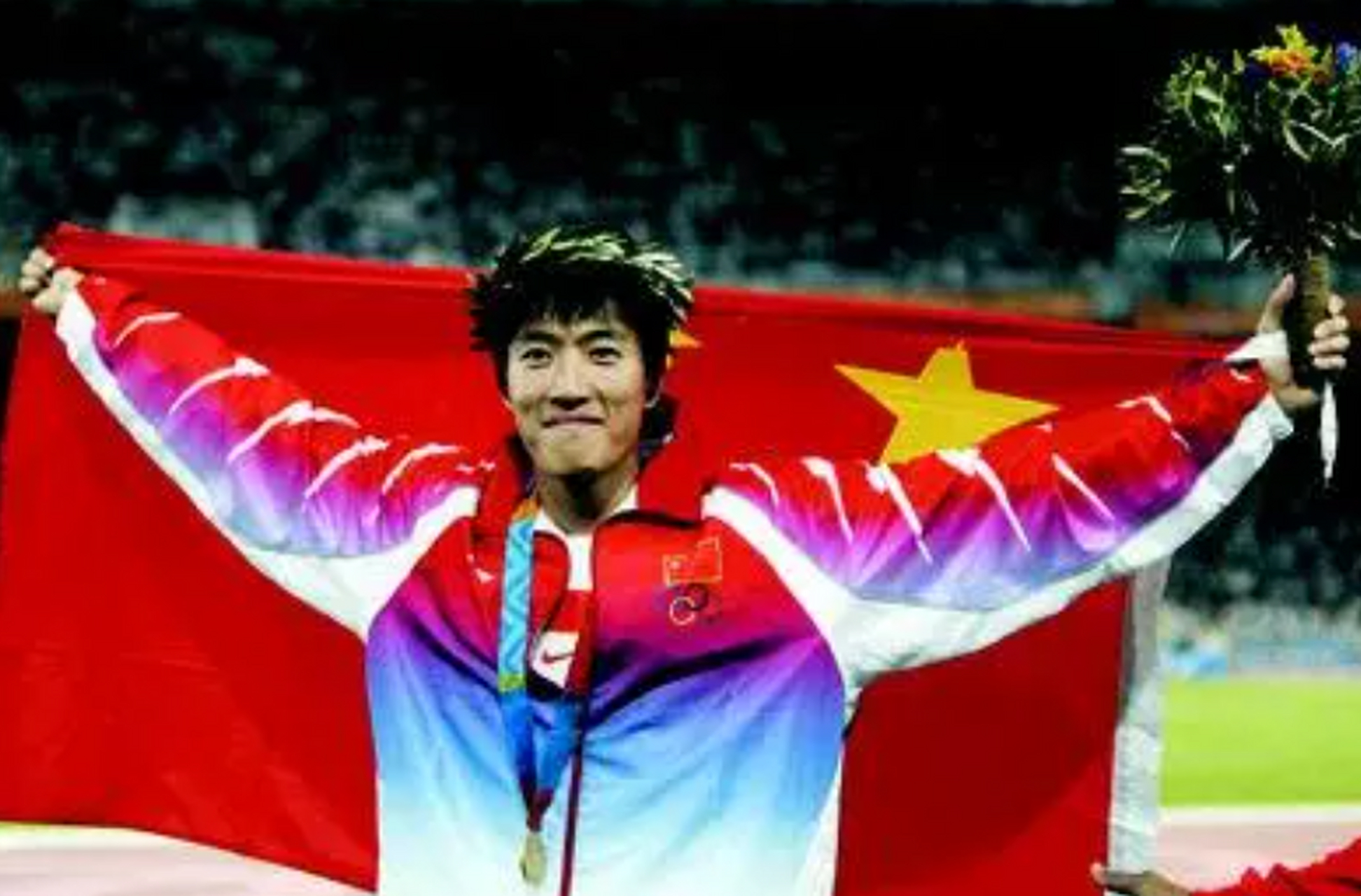 刘翔参加雅典奥运会,以12秒91的成绩,打破了奥运会男子110米栏记录