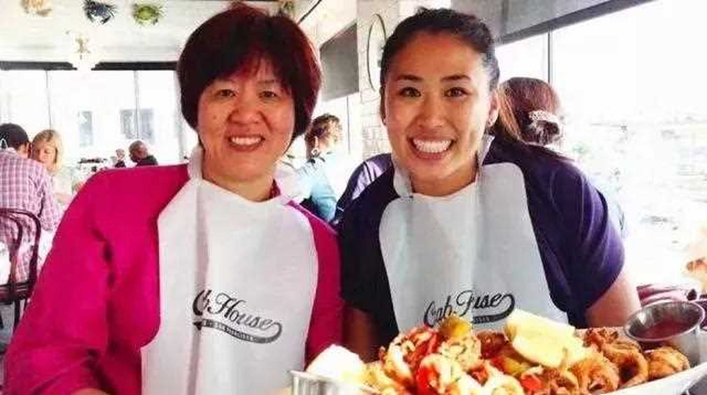 女儿白浪完美继承了父母的优秀基因.