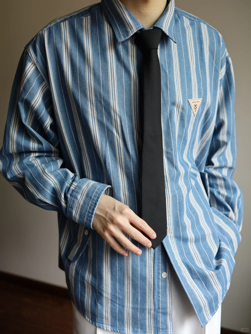 少年感条纹衬衫|cityboy开春衬衫穿搭教程 衬衫真的是少年感的穿搭