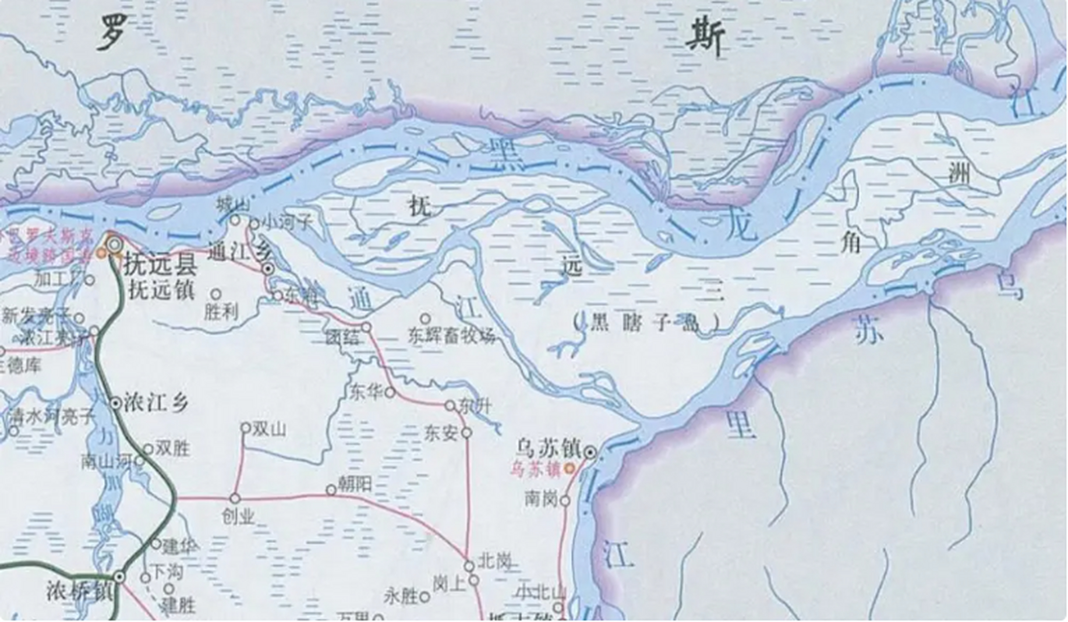 黑龙江黑瞎子岛地图图片