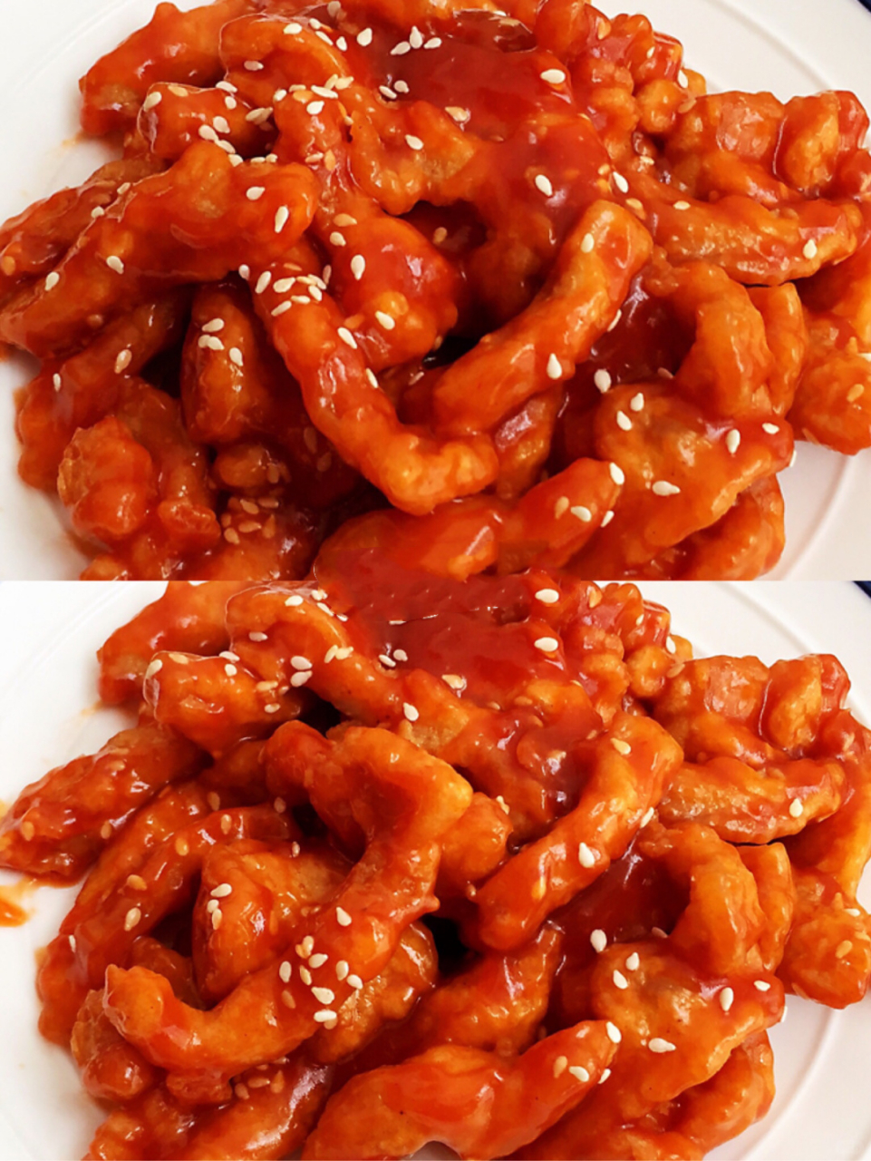 家里的存货见底啦,今天本来想做糖醋里脊肉,结果发现没猪肉了,只好