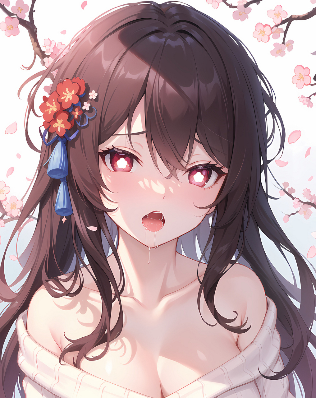 色色的胡桃[滑稽]   #胡桃# #原神胡桃##二次元美图