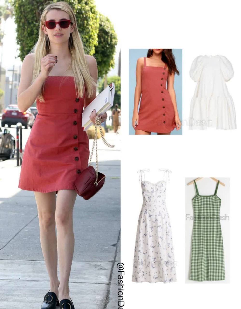 艾玛·罗伯茨的9款连衣裙,美丽仙气又好穿!  ?  #动态创作月#[二哈]