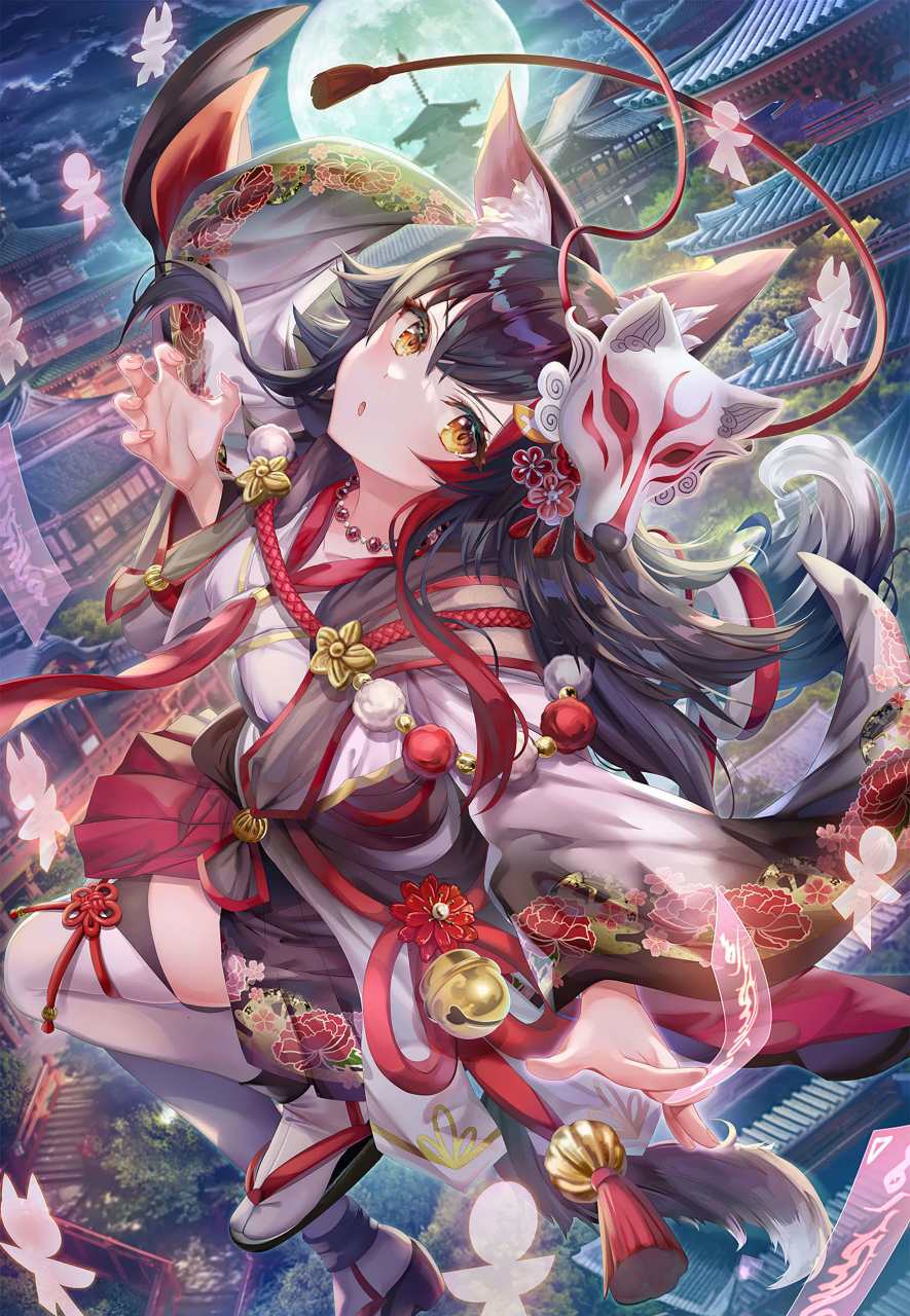 美丽的气质和如诗如画的外表!  #动漫# #美美