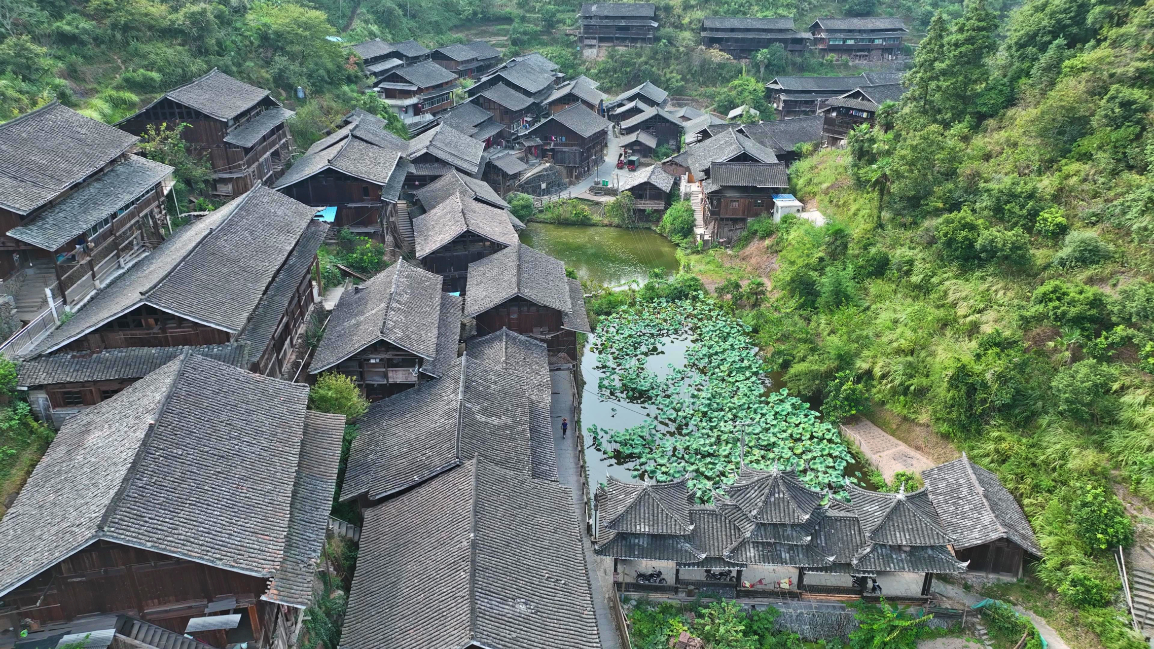 地笋苗寨是知名的怀化古村,位于靖州县三锹乡境内.