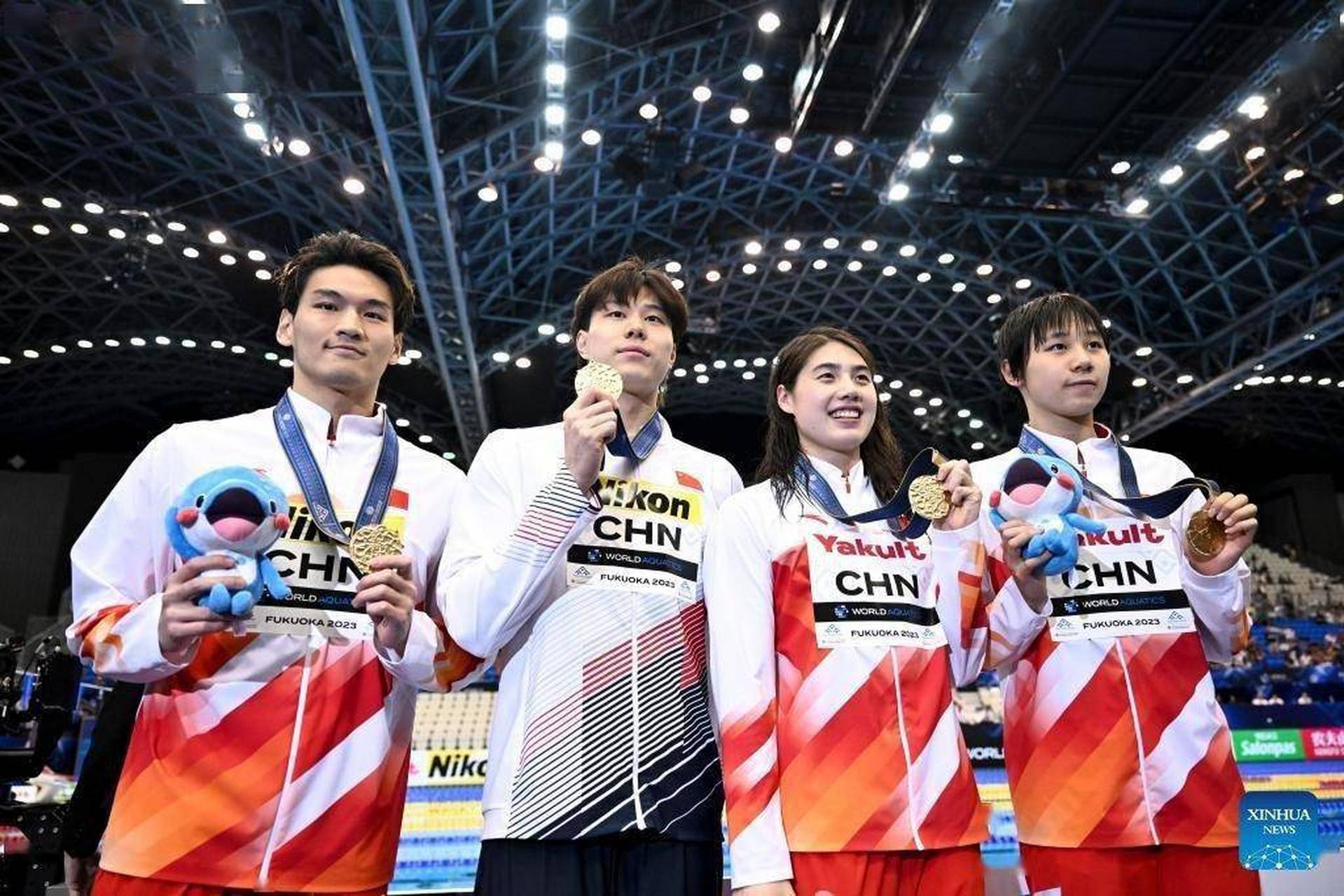 7月30日晚,2023年国际泳联世锦赛在日本福冈圆满落幕,中国队以20枚