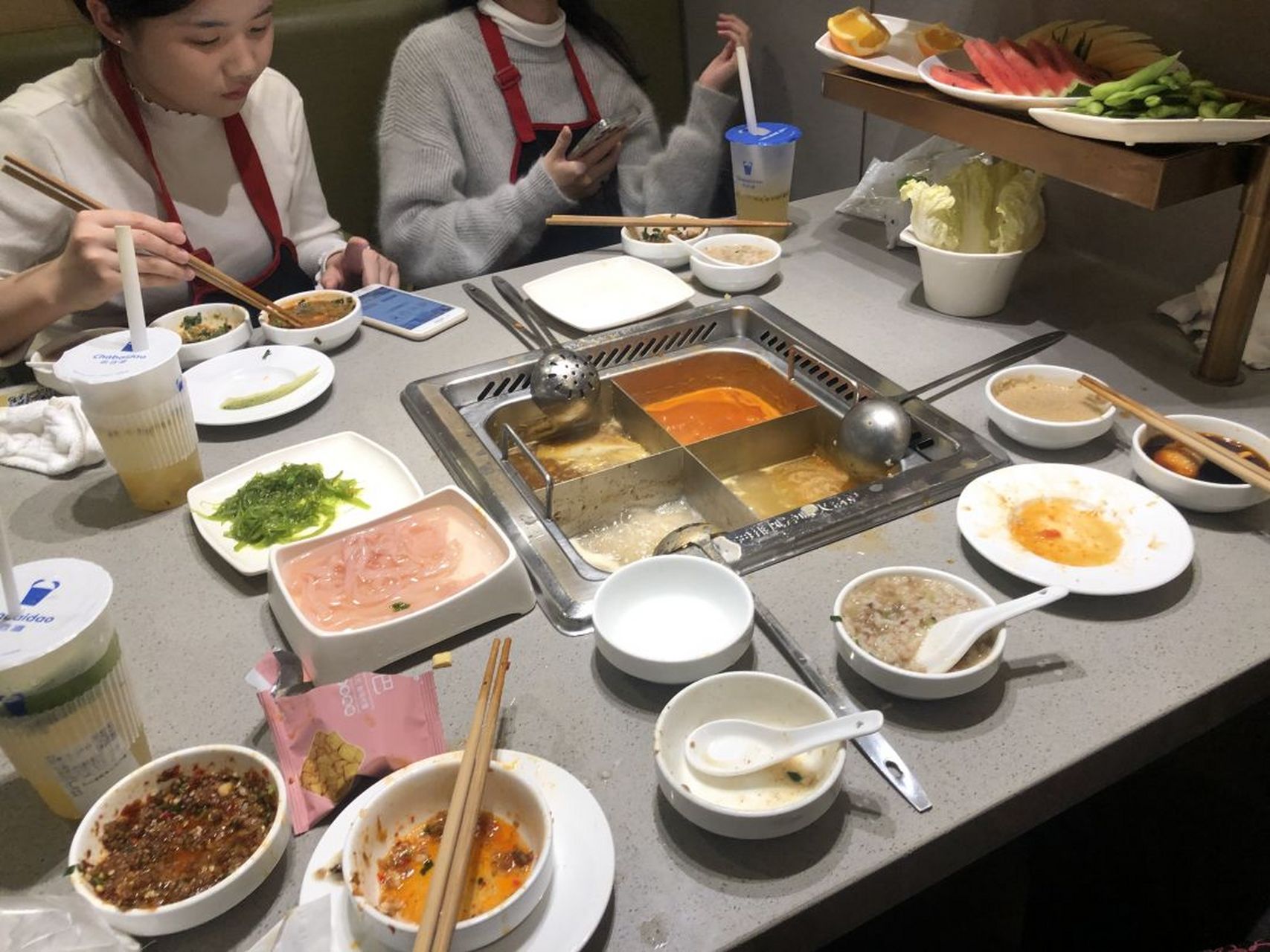 和初中同学聚餐