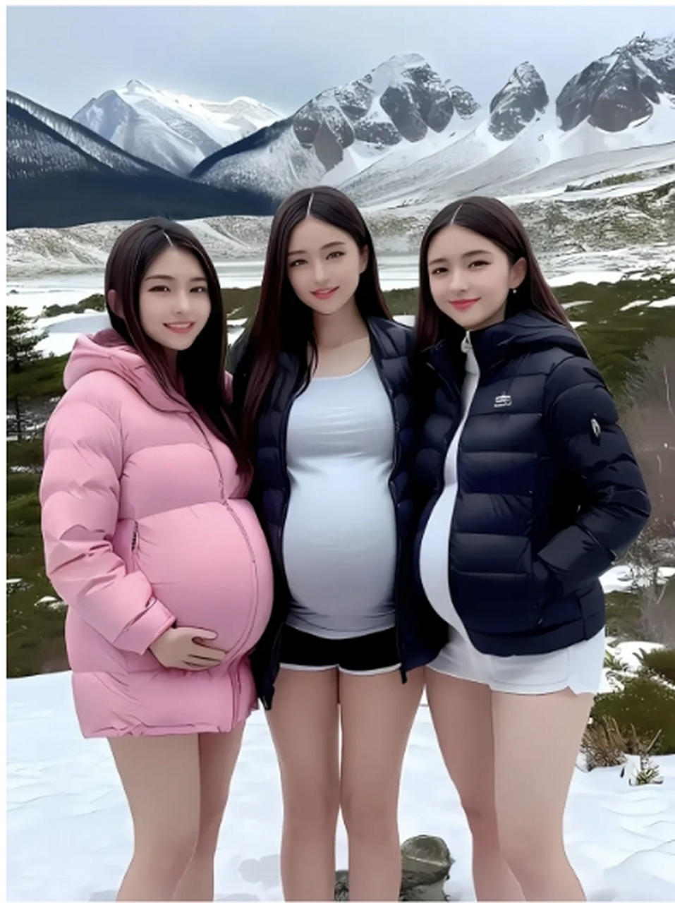 家里三姐妹都怀孕了,希望都能顺利安全的迎接新生命[鲜花]