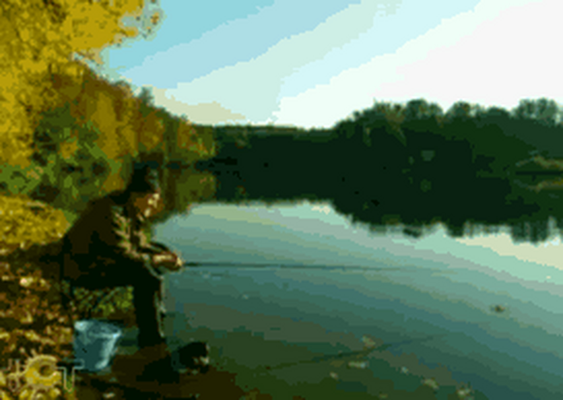 搞笑gif动图:第一张也太有意思了,大哥钓鱼得有点耐心