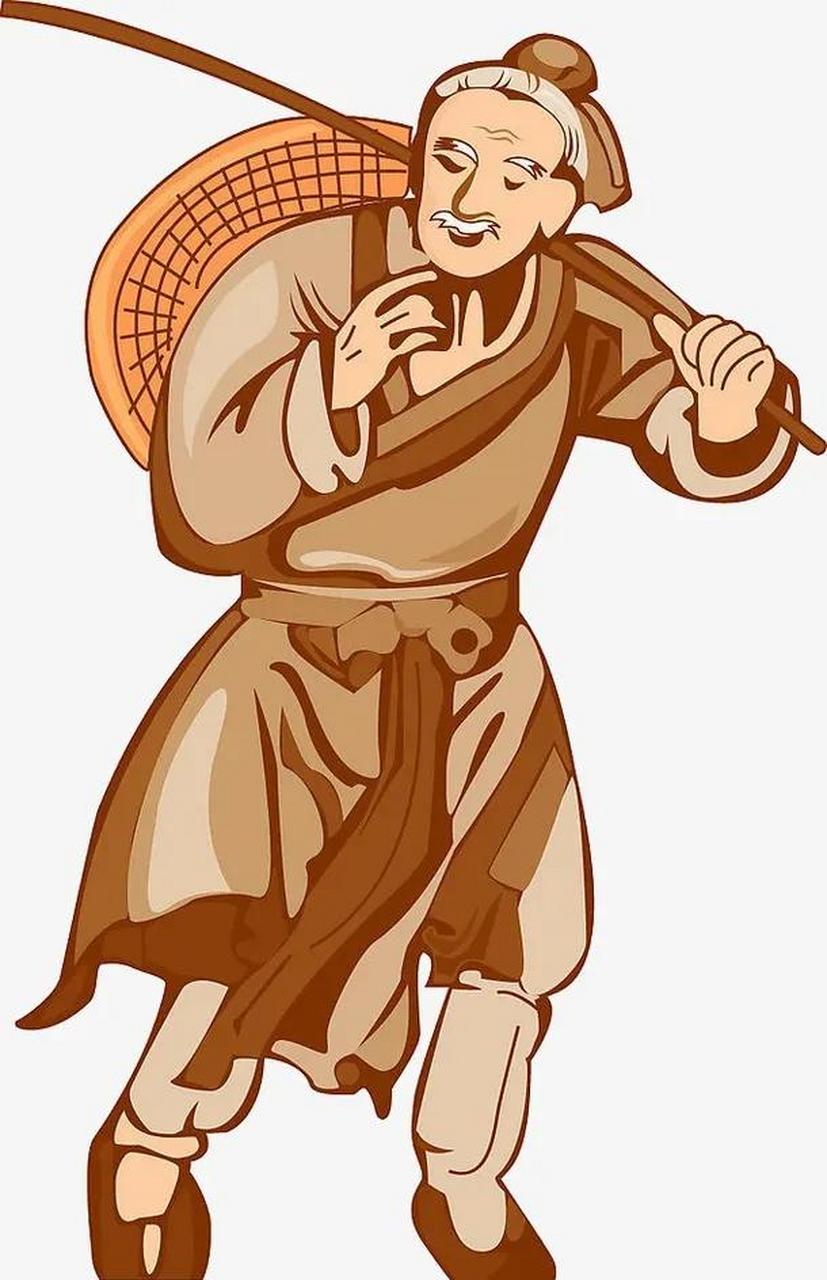 古时候,一个瓜农种出一颗超大西瓜,个头比三四个普通