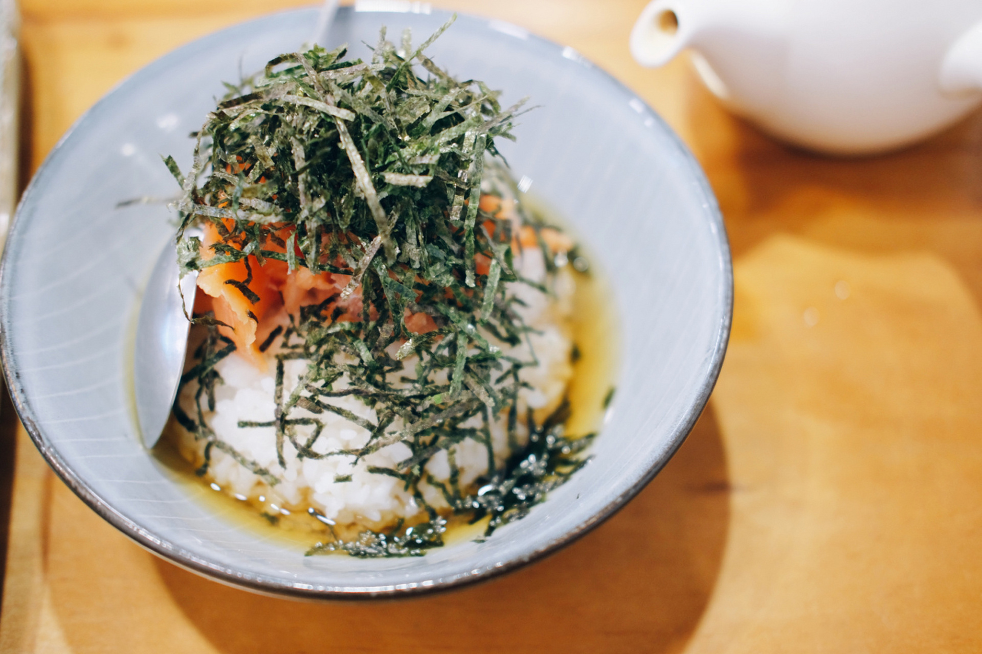 日式茶泡饭#广州探店#retrodeli[得意]  [骷髅] 想吃很久的茶泡饭!