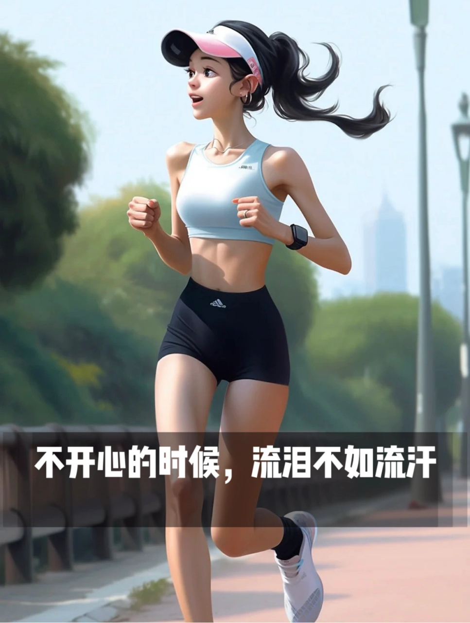 跑步! 朋友圈打卡文案  1,全力以赴,你会很酷.