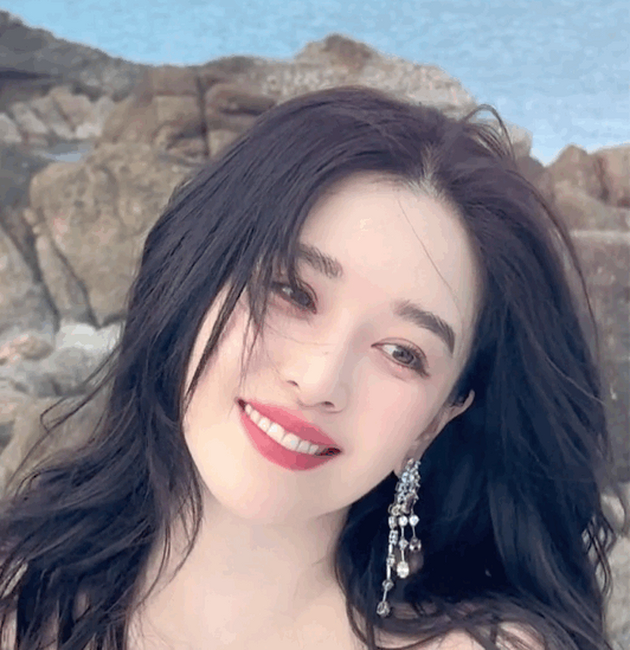 阚清子这一组海边写真,真的太漂亮啦!