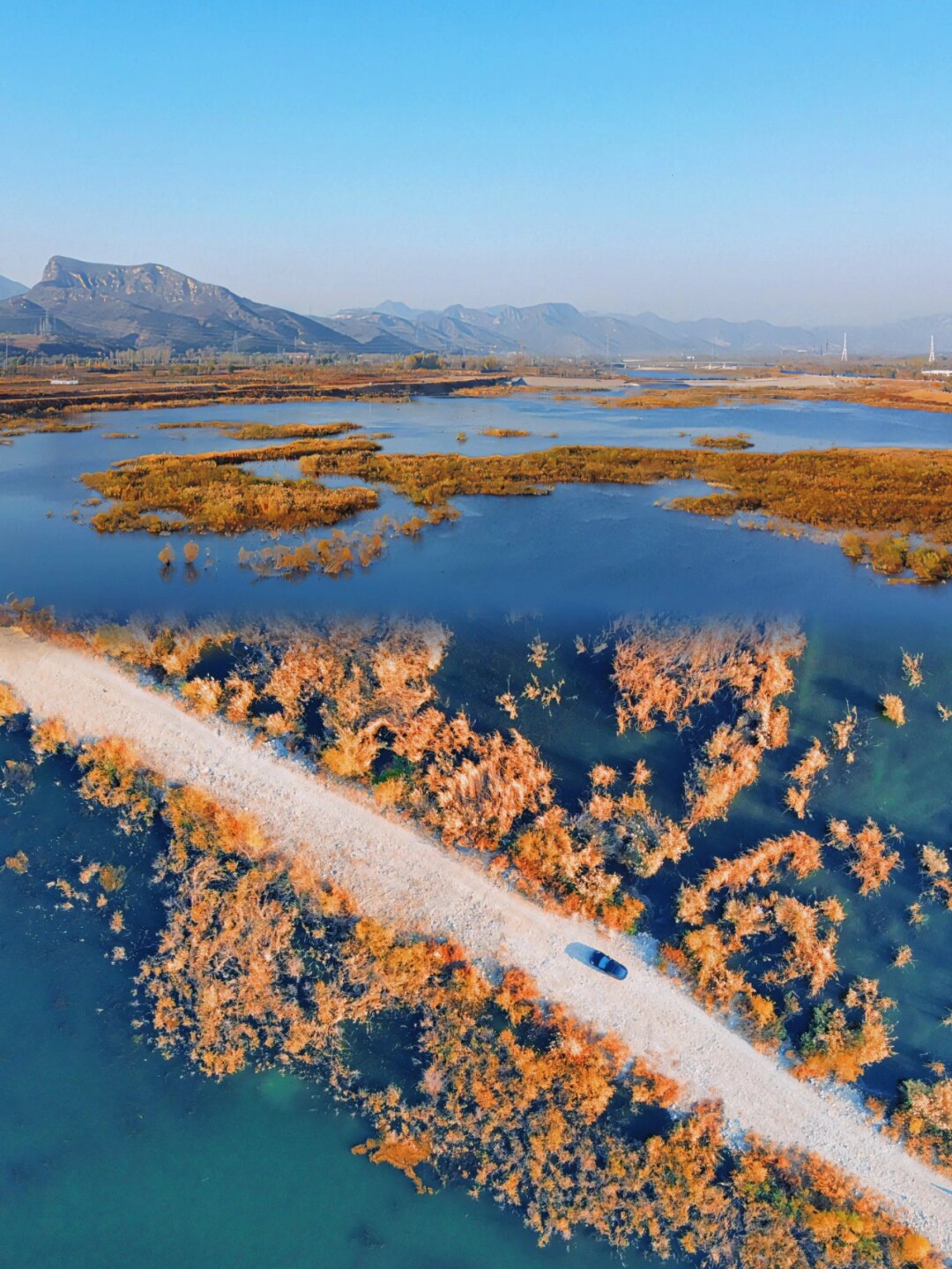 房山大石河湿地公园图片