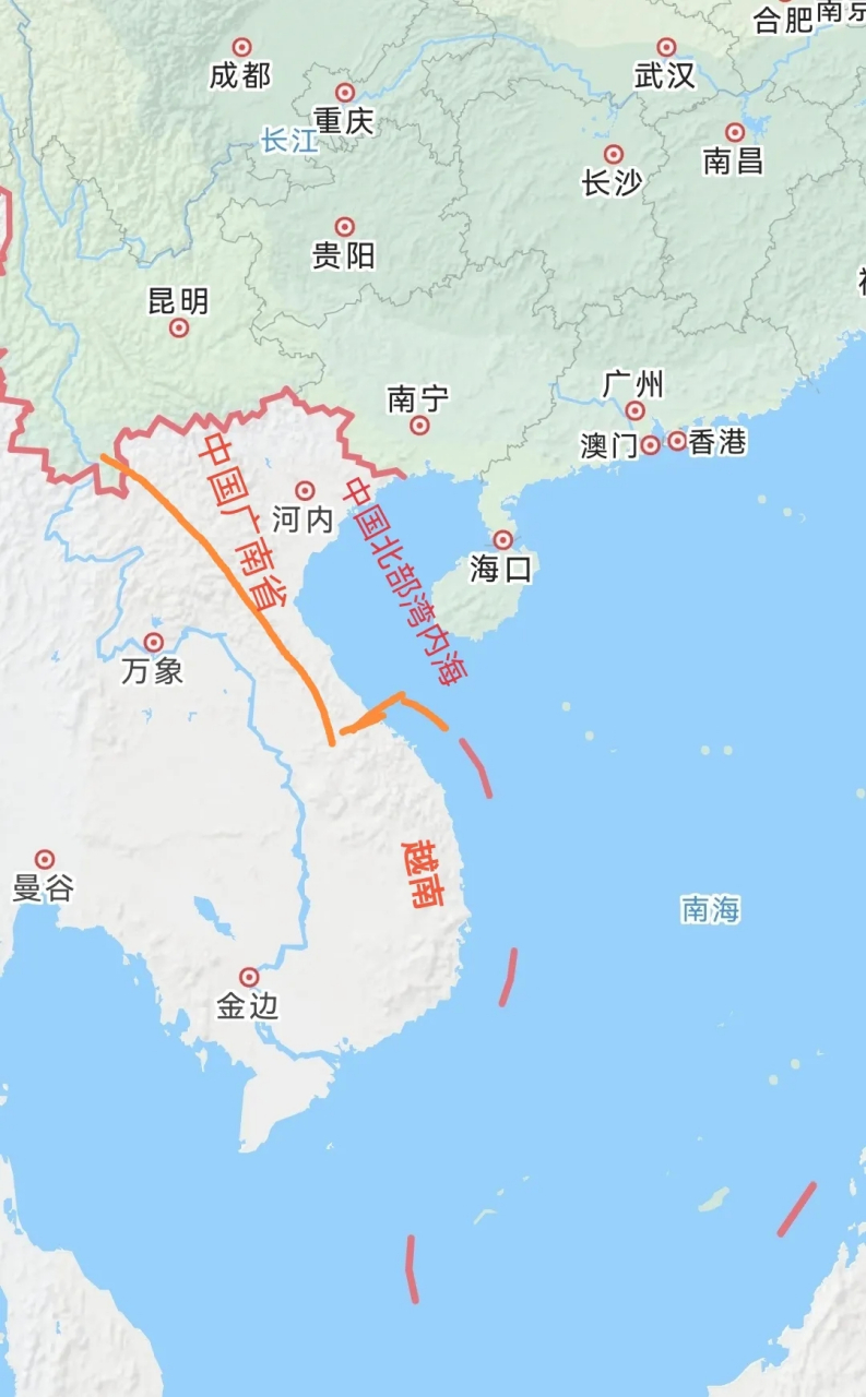 北纬17度线,中越之间最理想的边界划分.#百家号星火计划