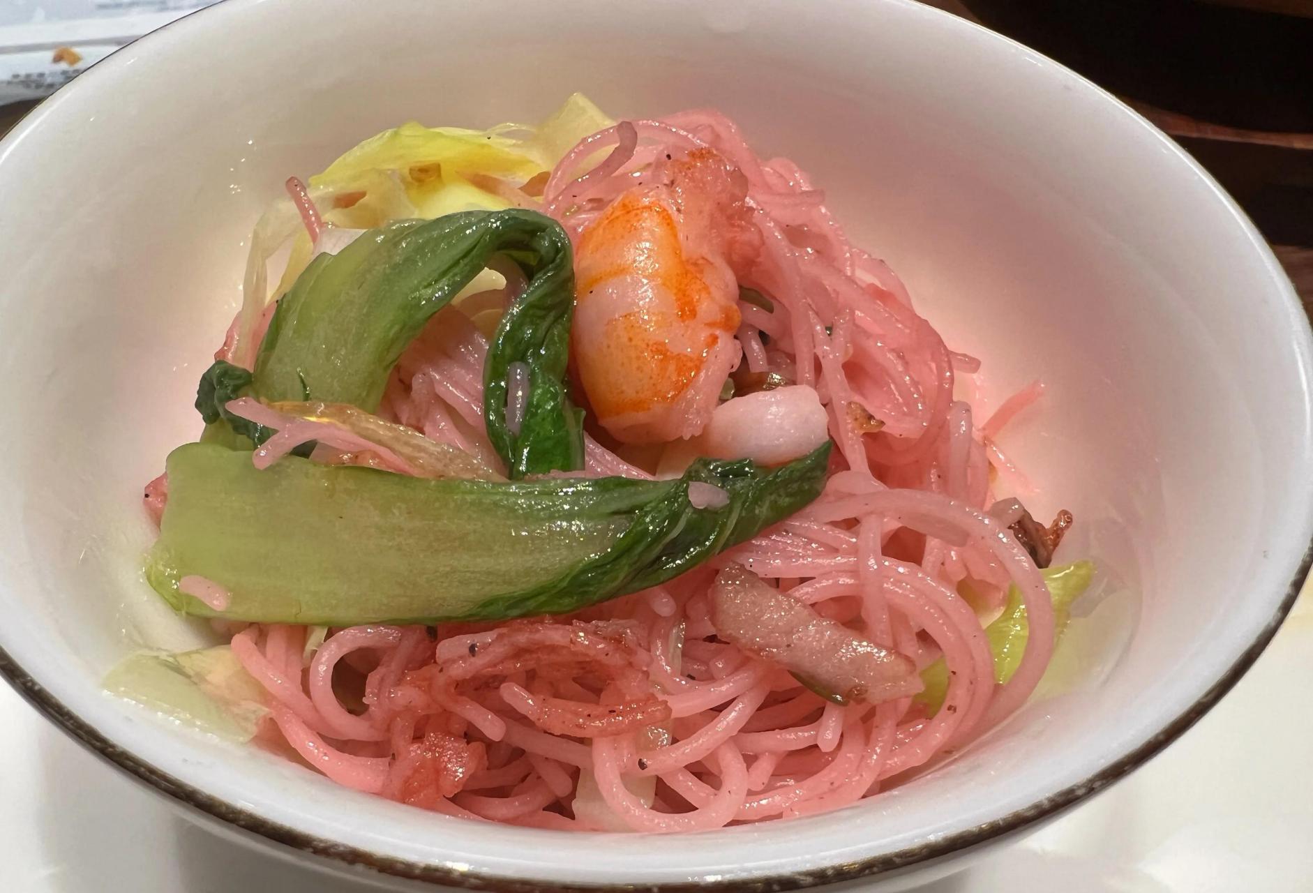 永安红菇炒湖头米粉,不错[赞]