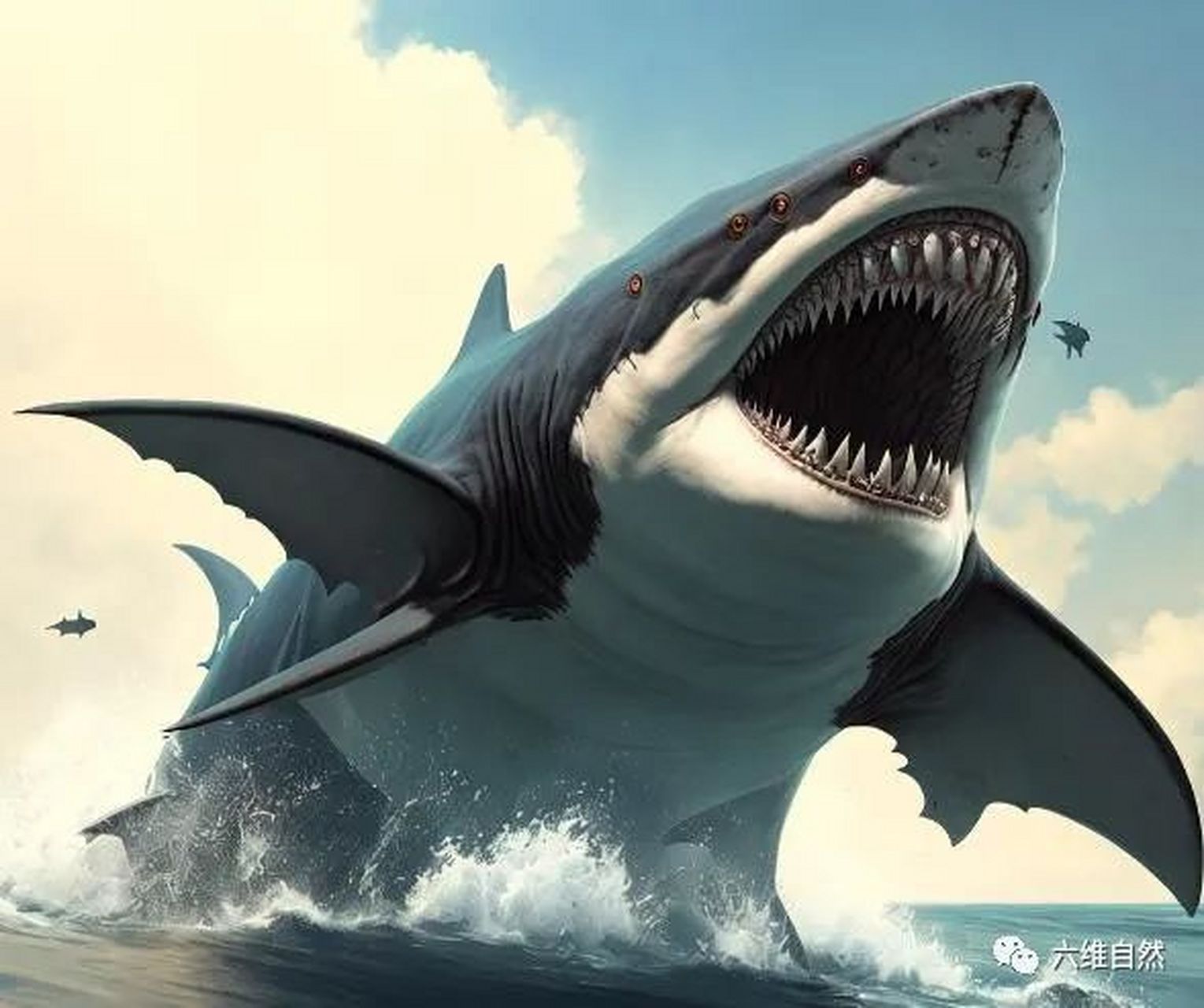 巨牙鲨mega进化图片