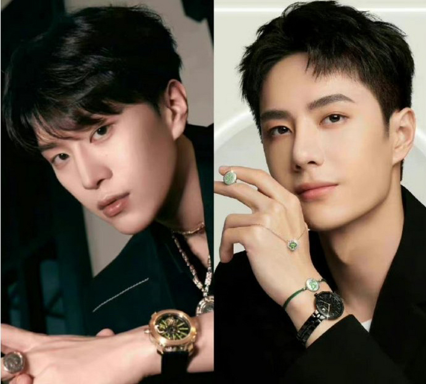 范丞丞,王一博最新宣发物料  范丞丞的这张宣发物料是代言手表的,王