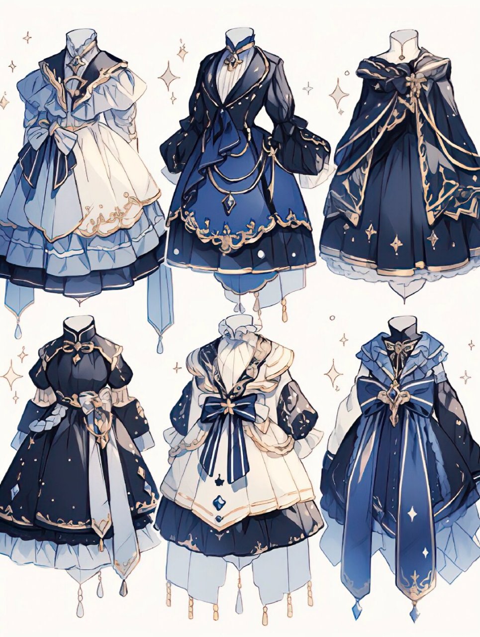 蓝色裙子的时尚魅力与服装效果图展示  蓝色裙子的时尚魅力与服装效果