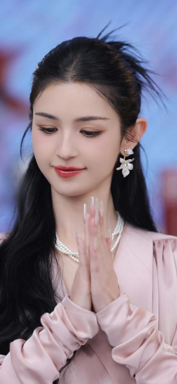 哈妮克孜,淡粉佳人壁纸组图.