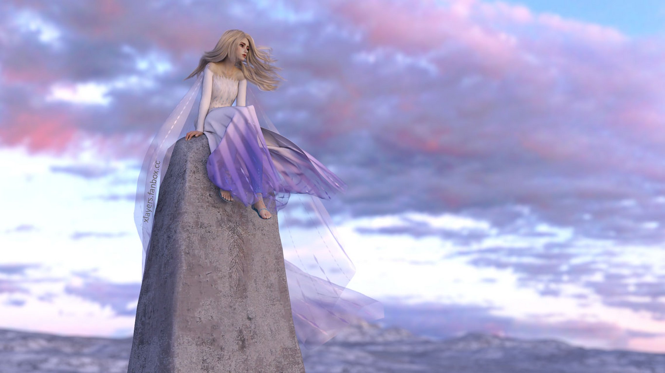 冰雪奇缘2#  艾莎是迪士尼公主中最受欢迎的一位,在第二部中她的多个